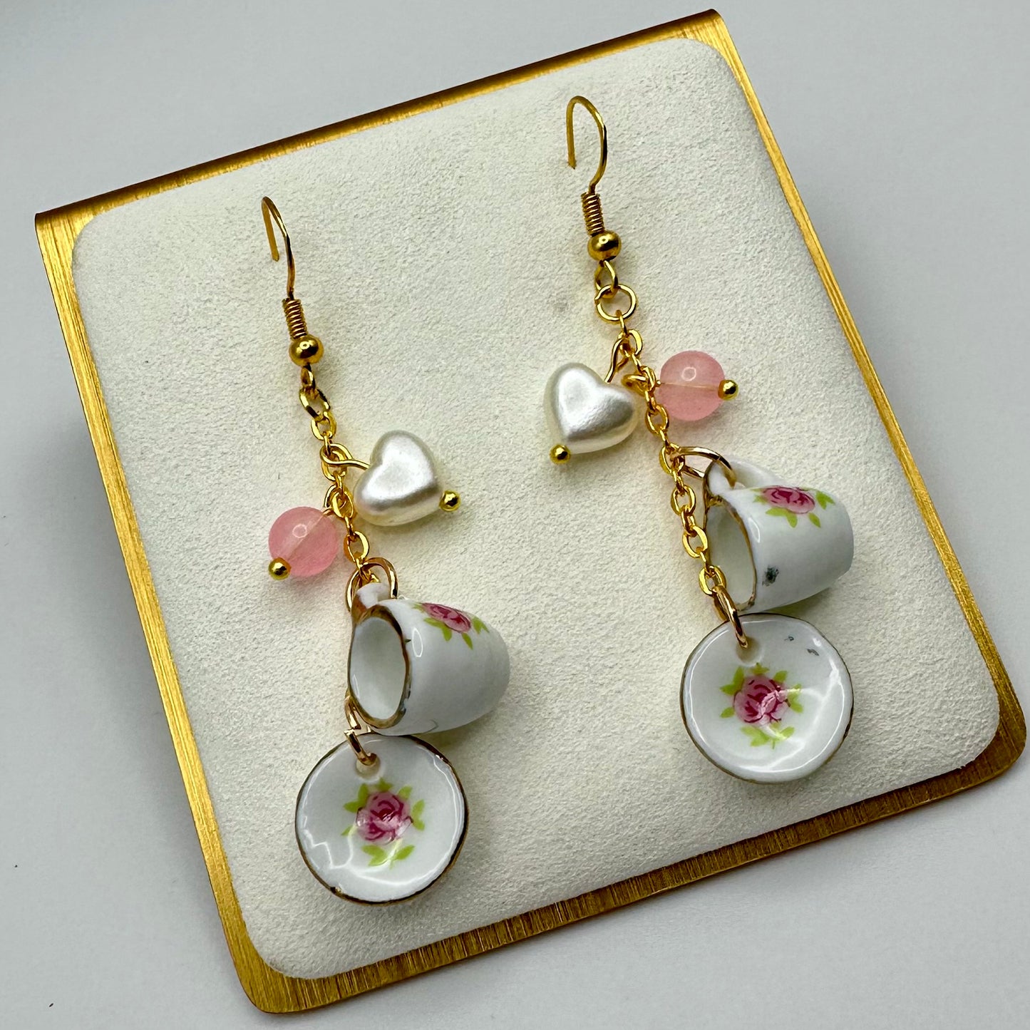 🍰 Tea for Two Dangle Earrings