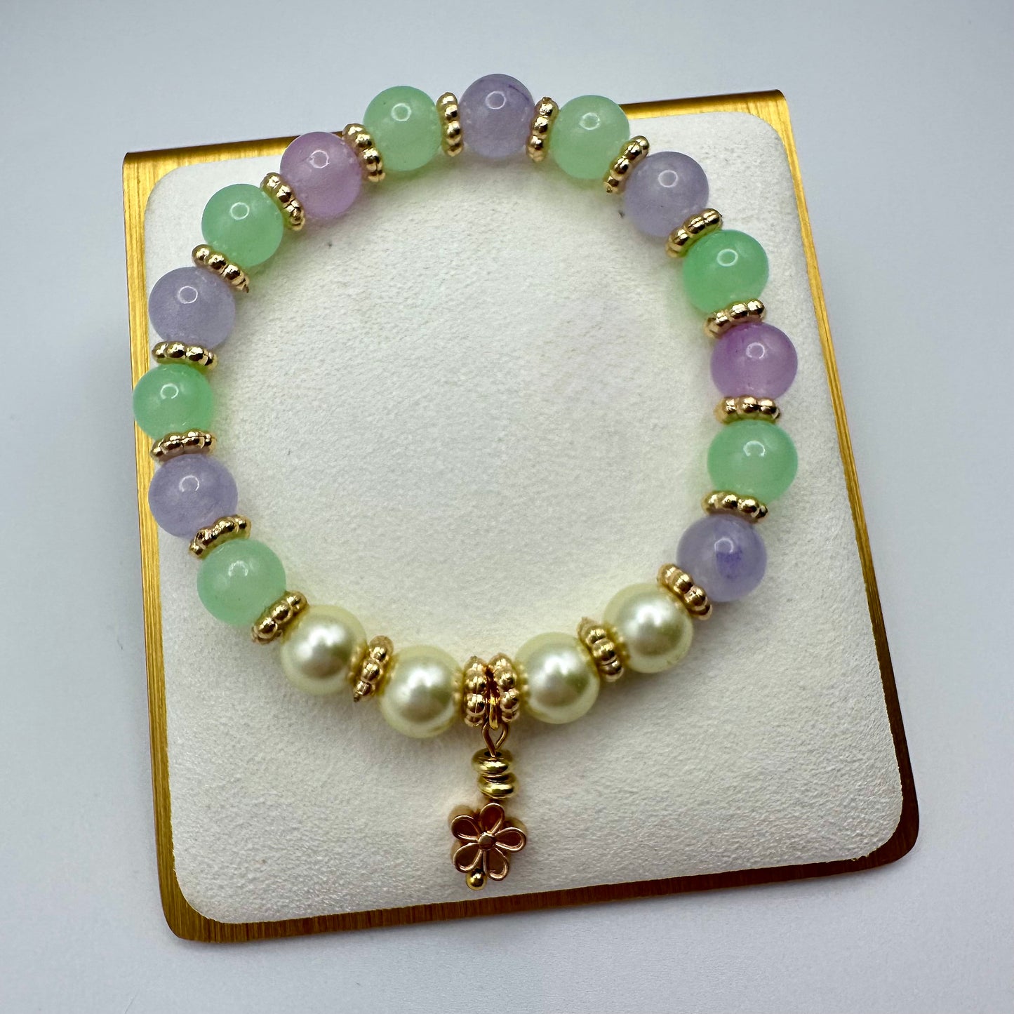 🌿 Spring Meadow Stretch Bracelet