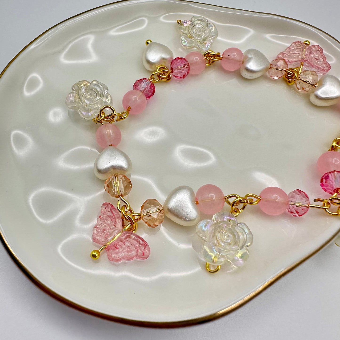 🌸 Tea Rose Garden Bracelet