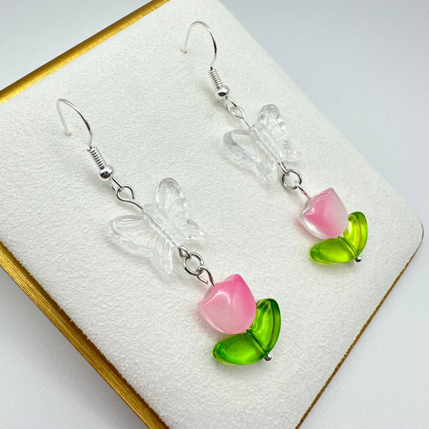 🌼 Butterfly Meadow Bloom Earrings