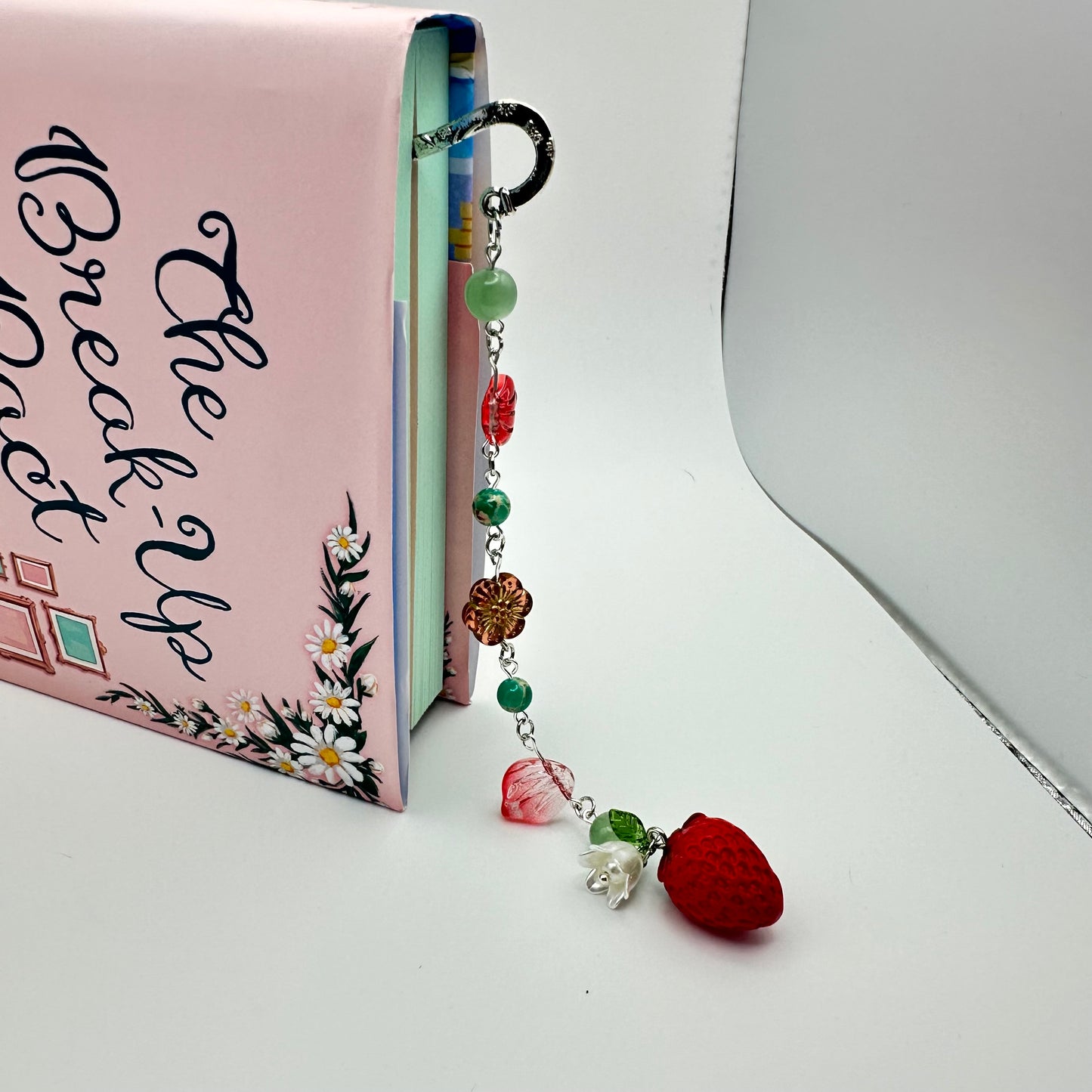 π Berry Sweet Chapter Charm Beaded Bookmark