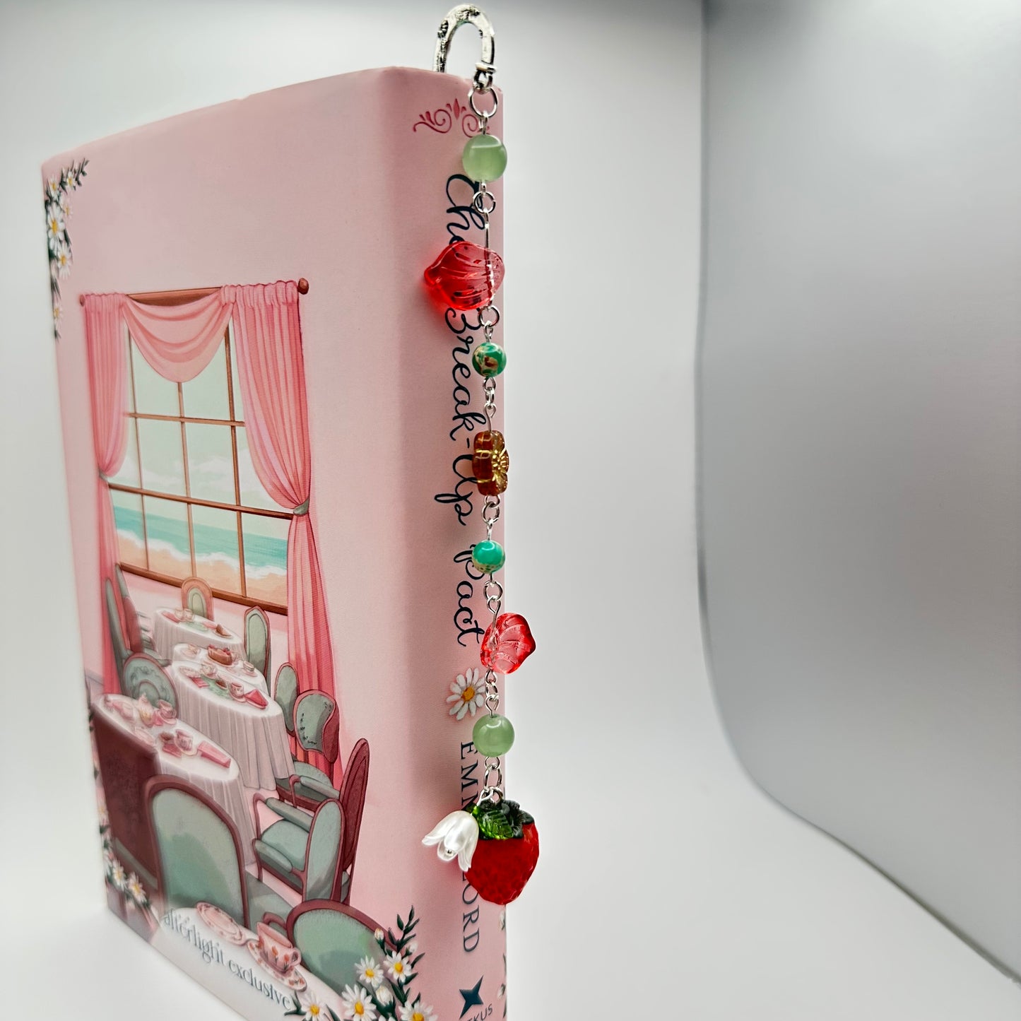 π Berry Sweet Chapter Charm Beaded Bookmark