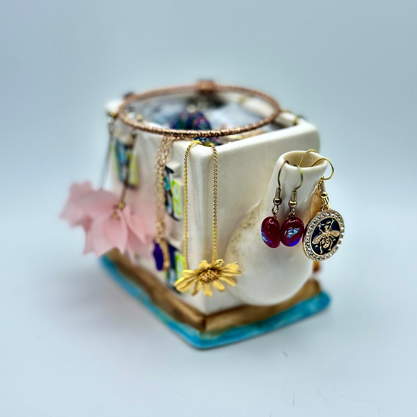 Storybook Cottage Mystery Jewelry Jar