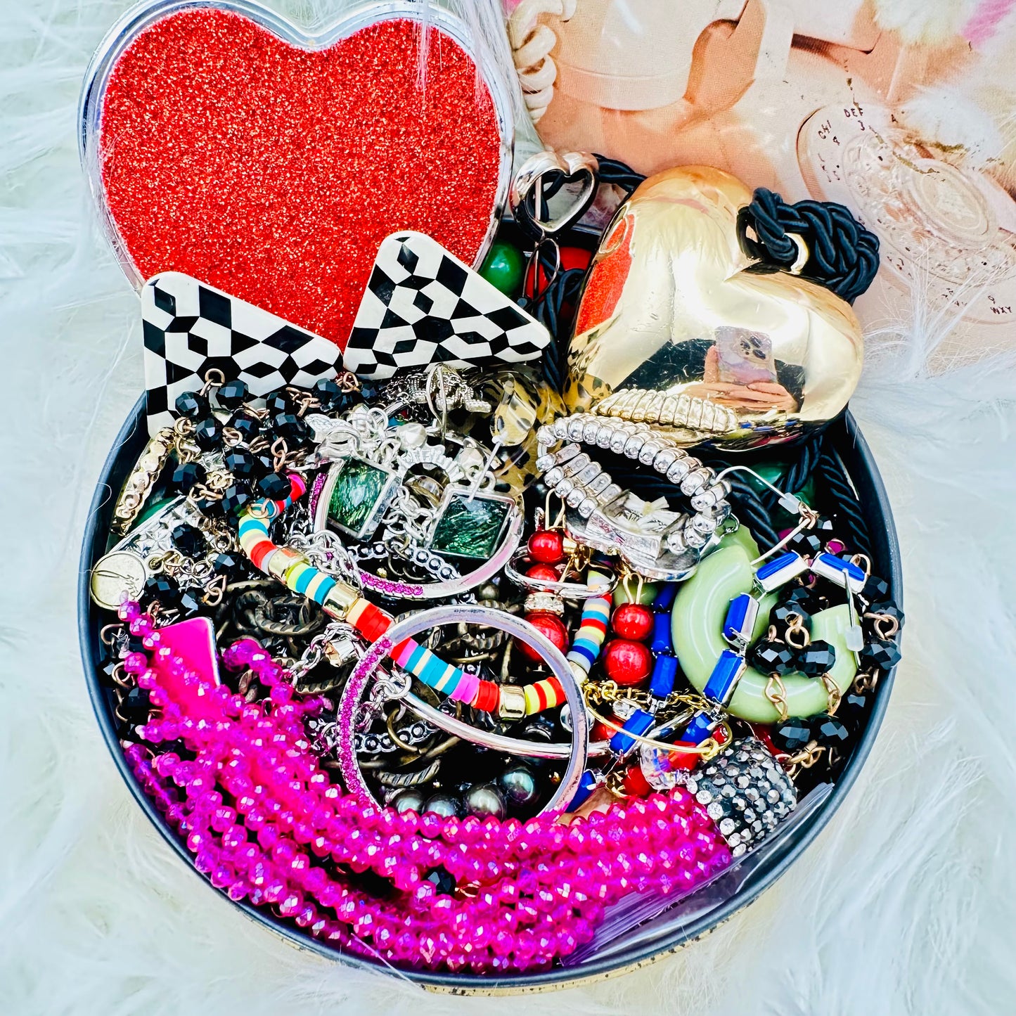 Purrfect Gossip Mystery Jewelry Jar – Y2K Kitschy Theme