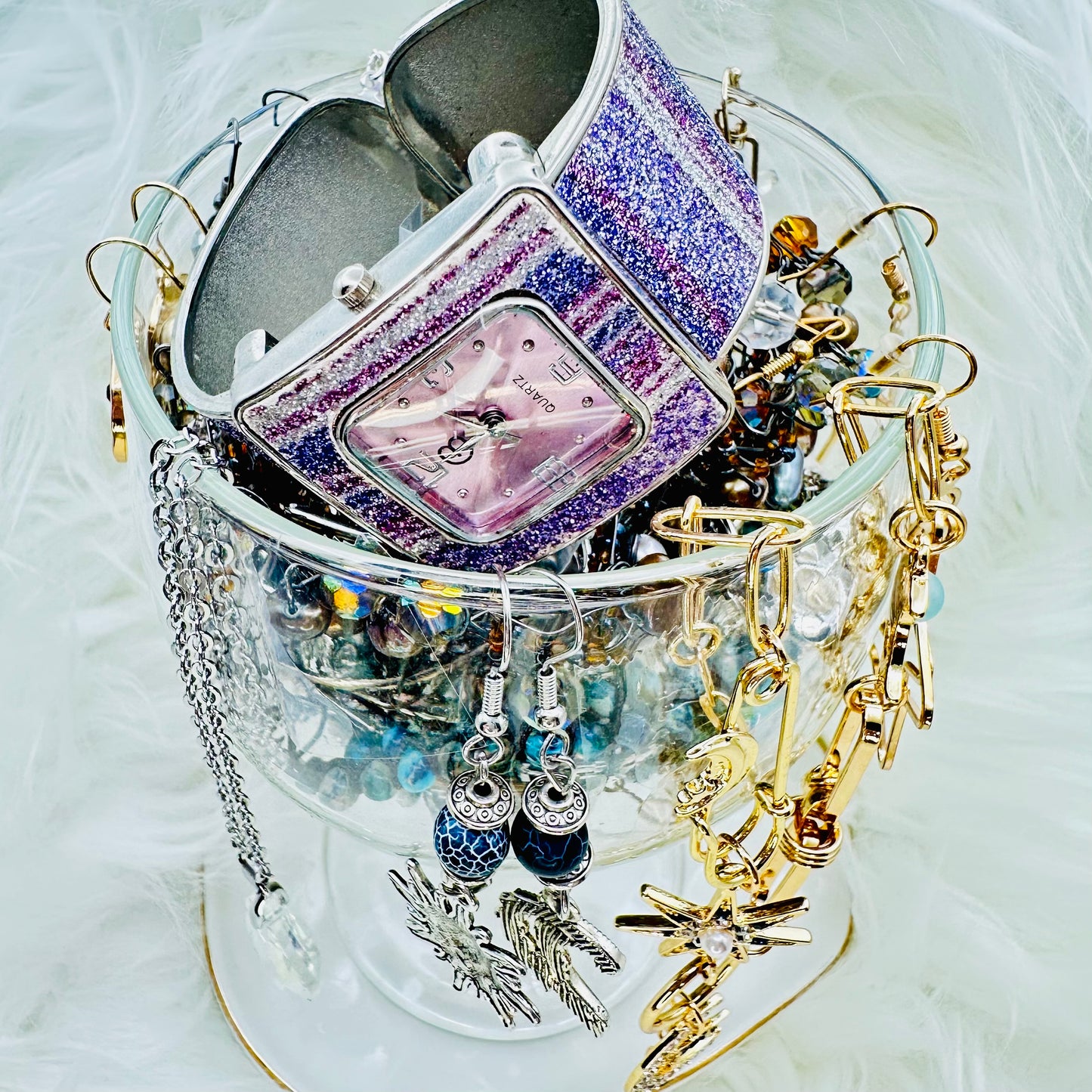 Starlight Secrets Mystery Jewelry Jar β Celestial Theme