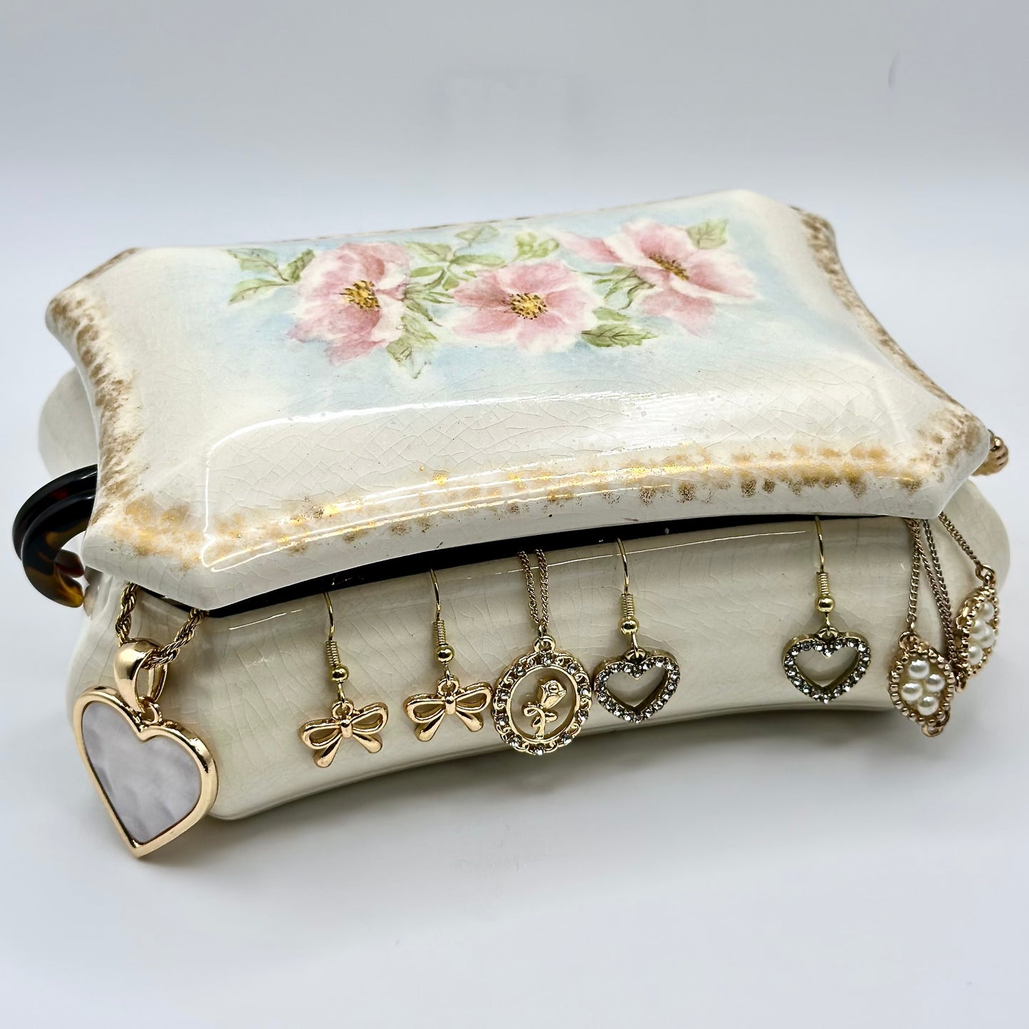 πΈ The Moonlight Parlor Collection: Blooming Hour Parlor Mystery Jewelry Jar