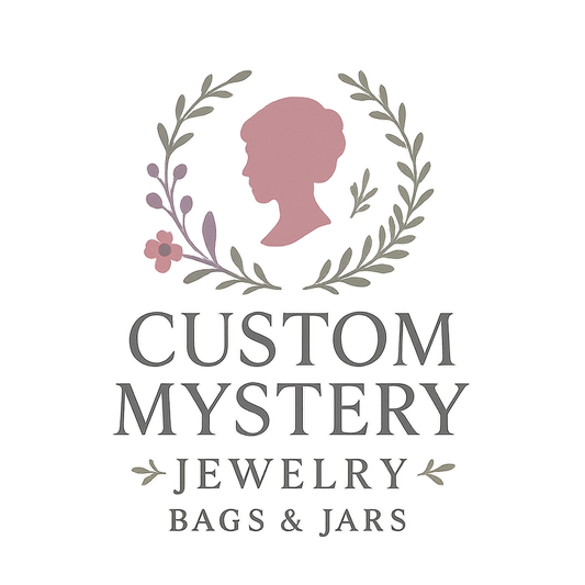 🫙 Custom Mystery Jewelry Jar or Bag – Curated Vintage & Thrifted Treasures (Not Handmade)
