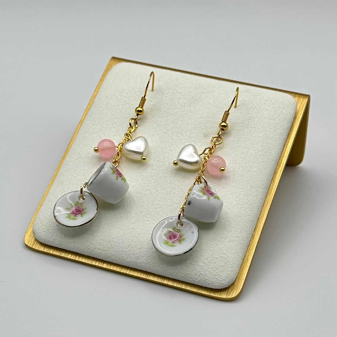 🍰 Tea for Two Dangle Earrings