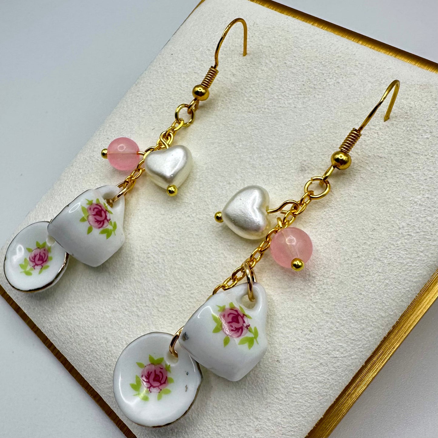 🍰 Tea for Two Dangle Earrings