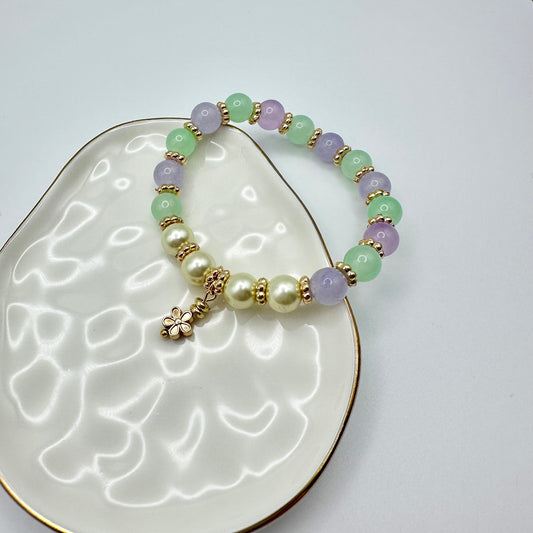 🌿 Spring Meadow Stretch Bracelet