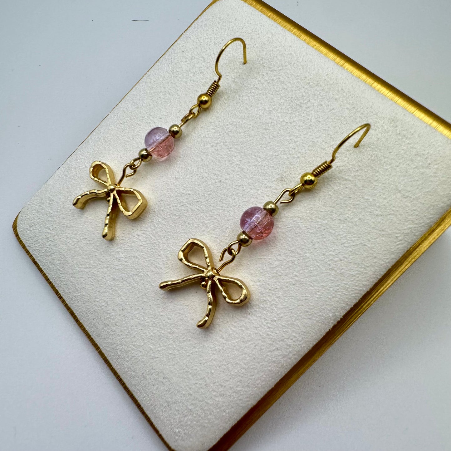 🎀 Sugar Bow Sparkle Earrings