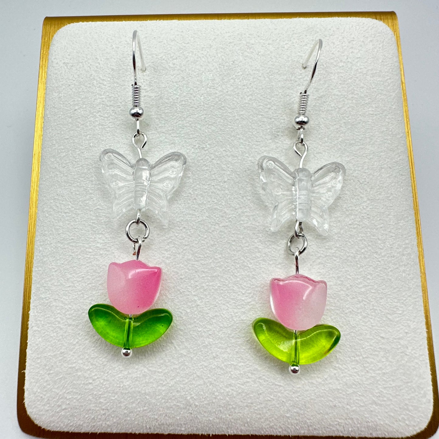 🌼 Butterfly Meadow Bloom Earrings