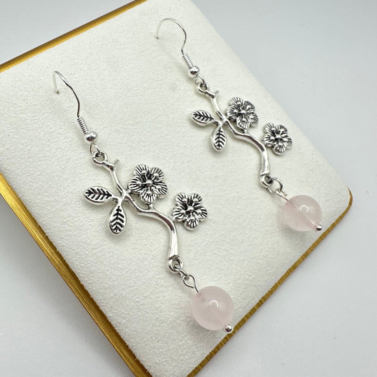 🌸 Wild Rose Drop Earrings