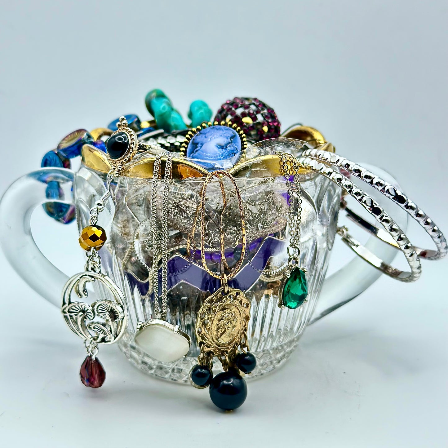 Moonlit Chalice Mystery Jewelry Jar