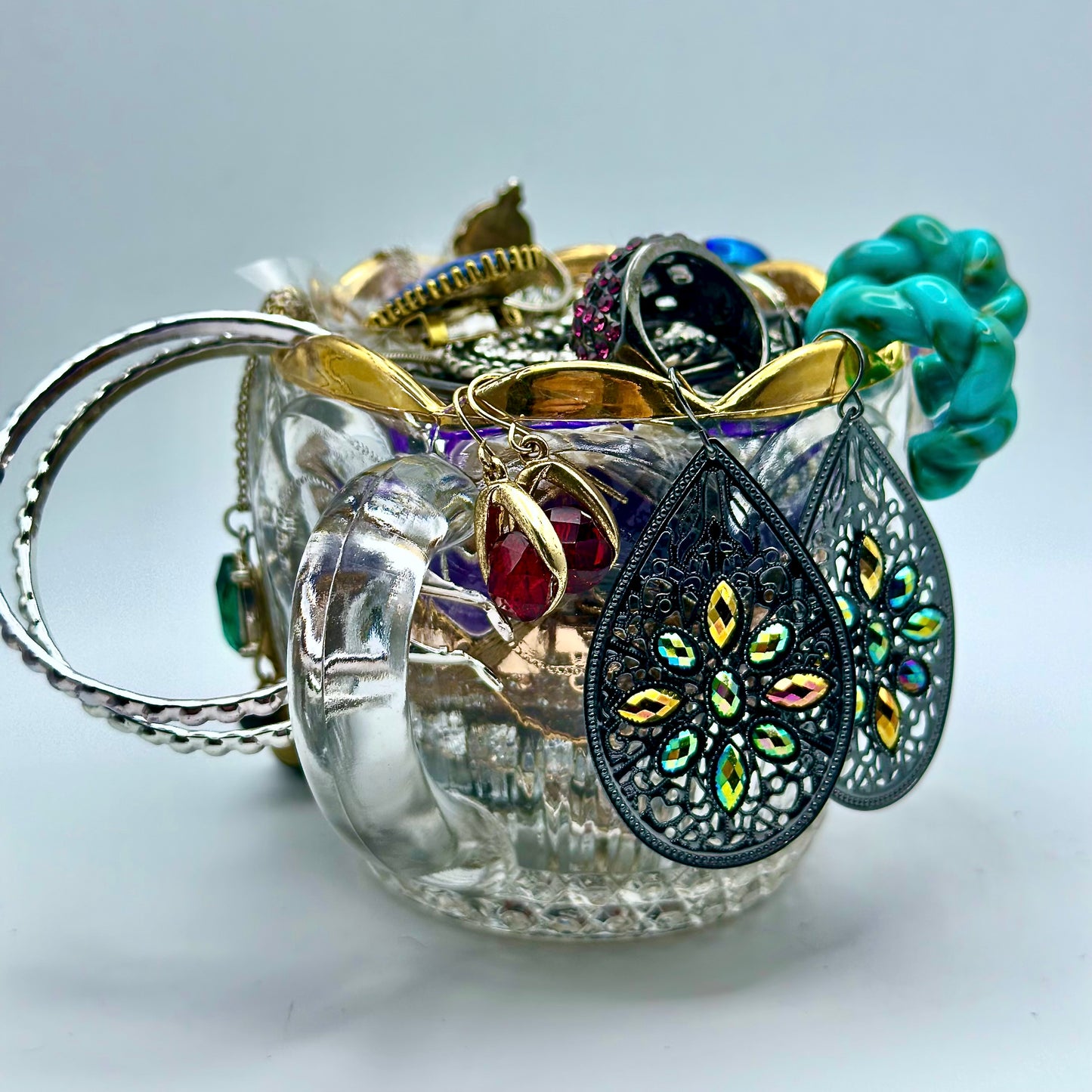 Moonlit Chalice Mystery Jewelry Jar