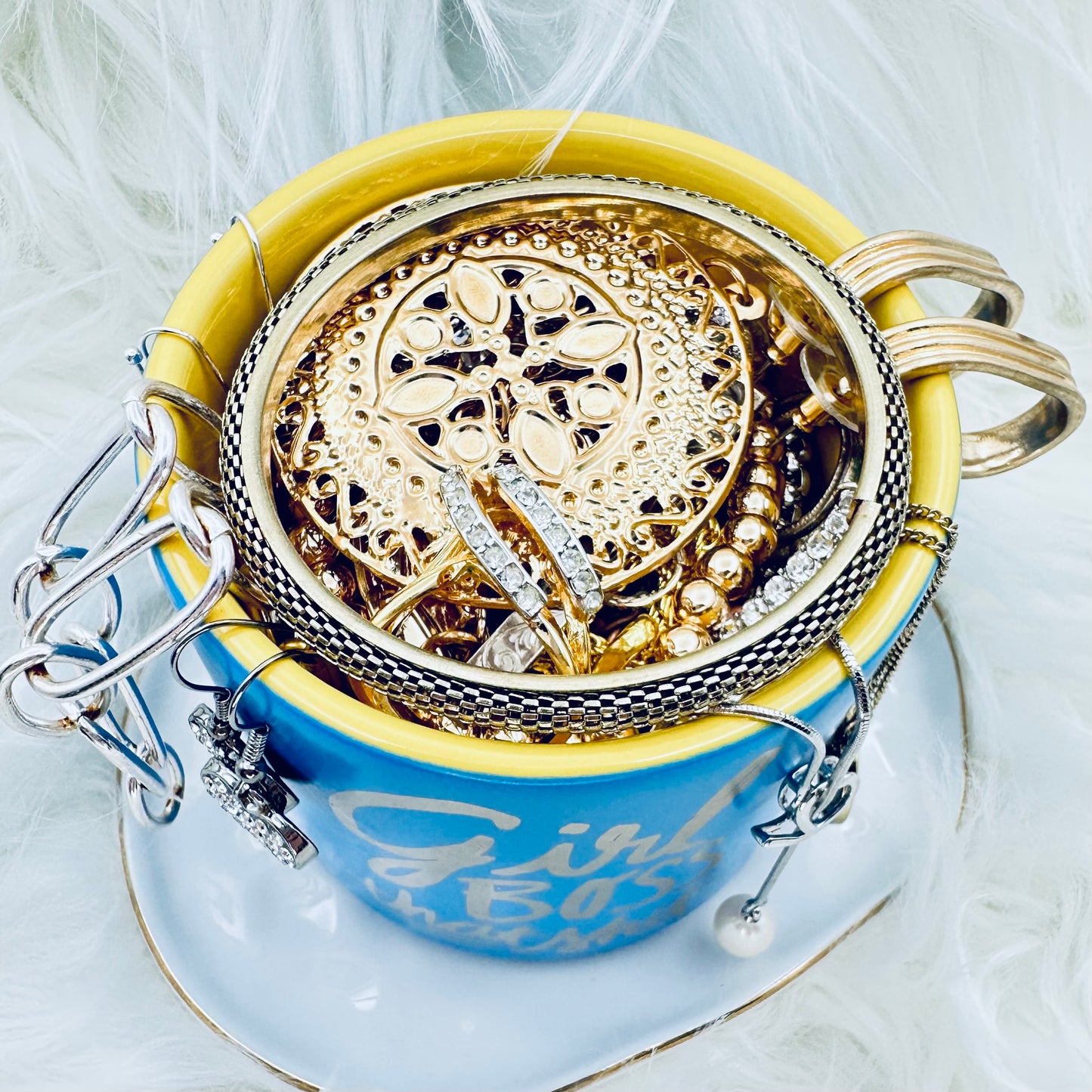 Ambition & Alloy Mystery Jewelry Jar – Corporate Chic Theme