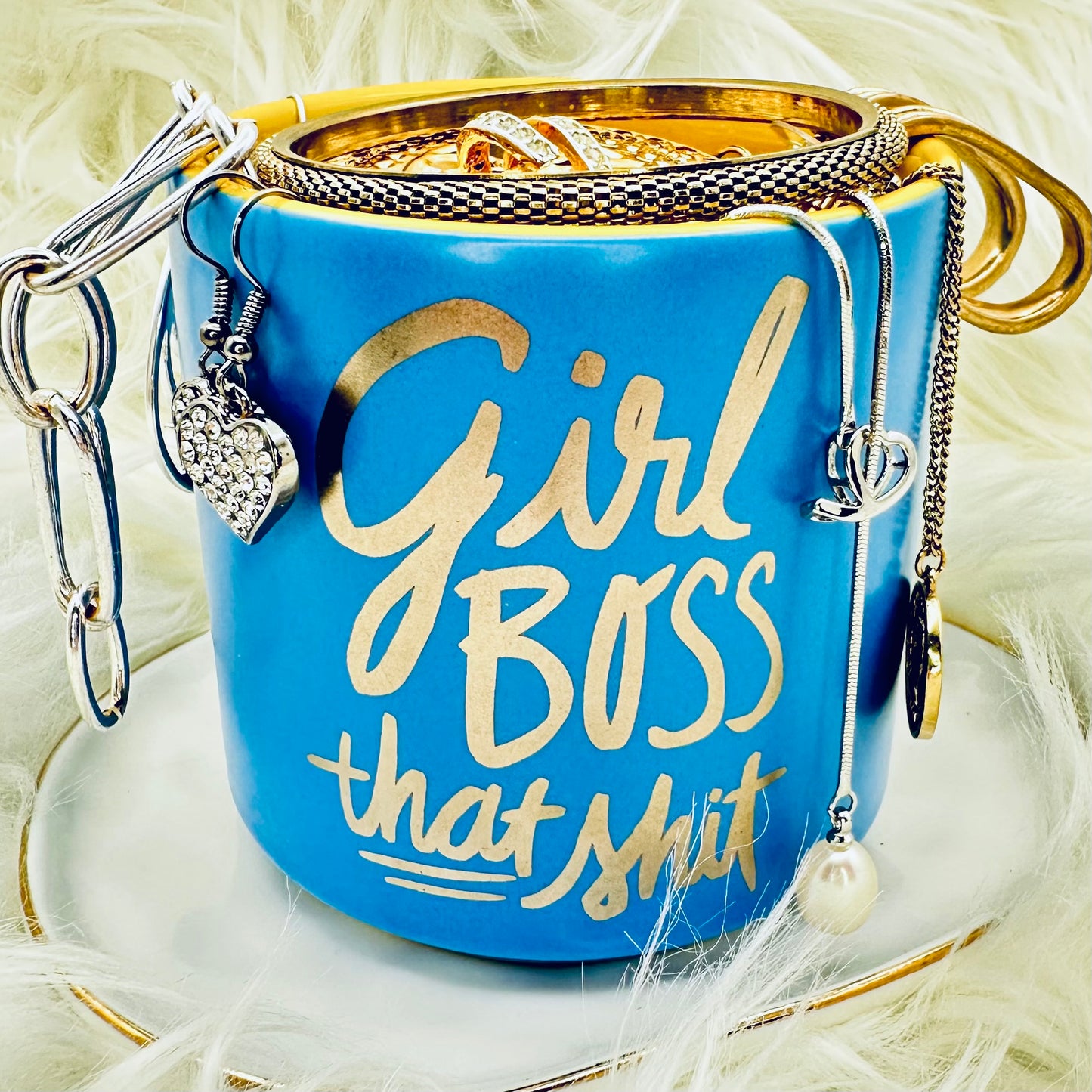 Ambition & Alloy Mystery Jewelry Jar – Corporate Chic Theme