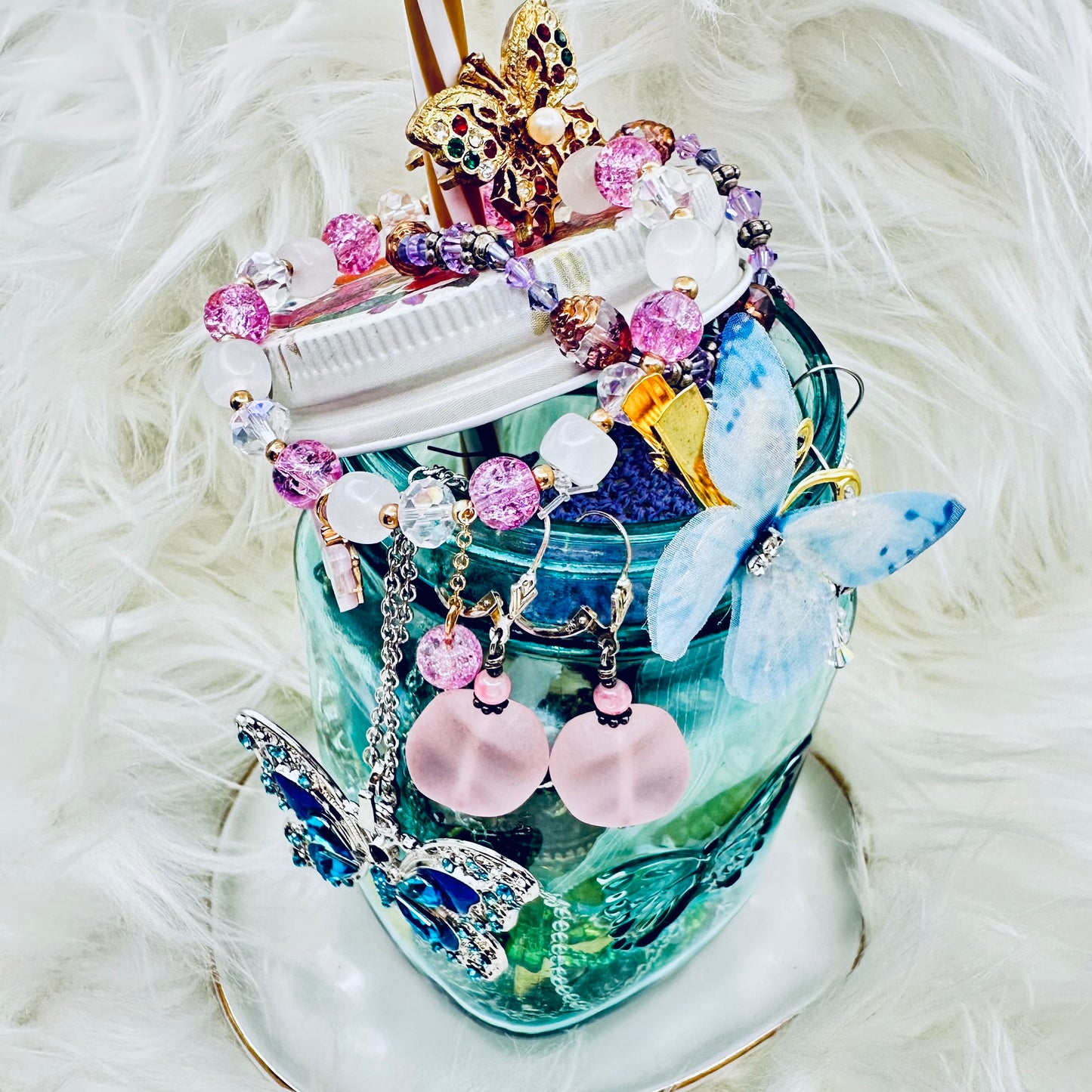 Enchanted Glade Mystery Jewelry Jar – Fairy Meadow Theme