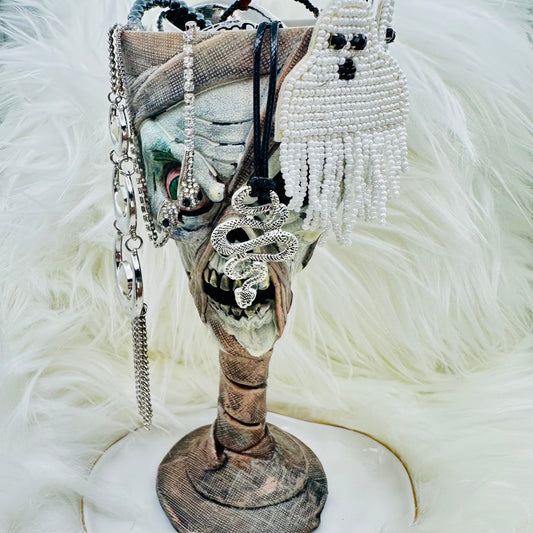 Midnight Mausoleum Mystery Jewelry Jar – Gothic Elegance Theme