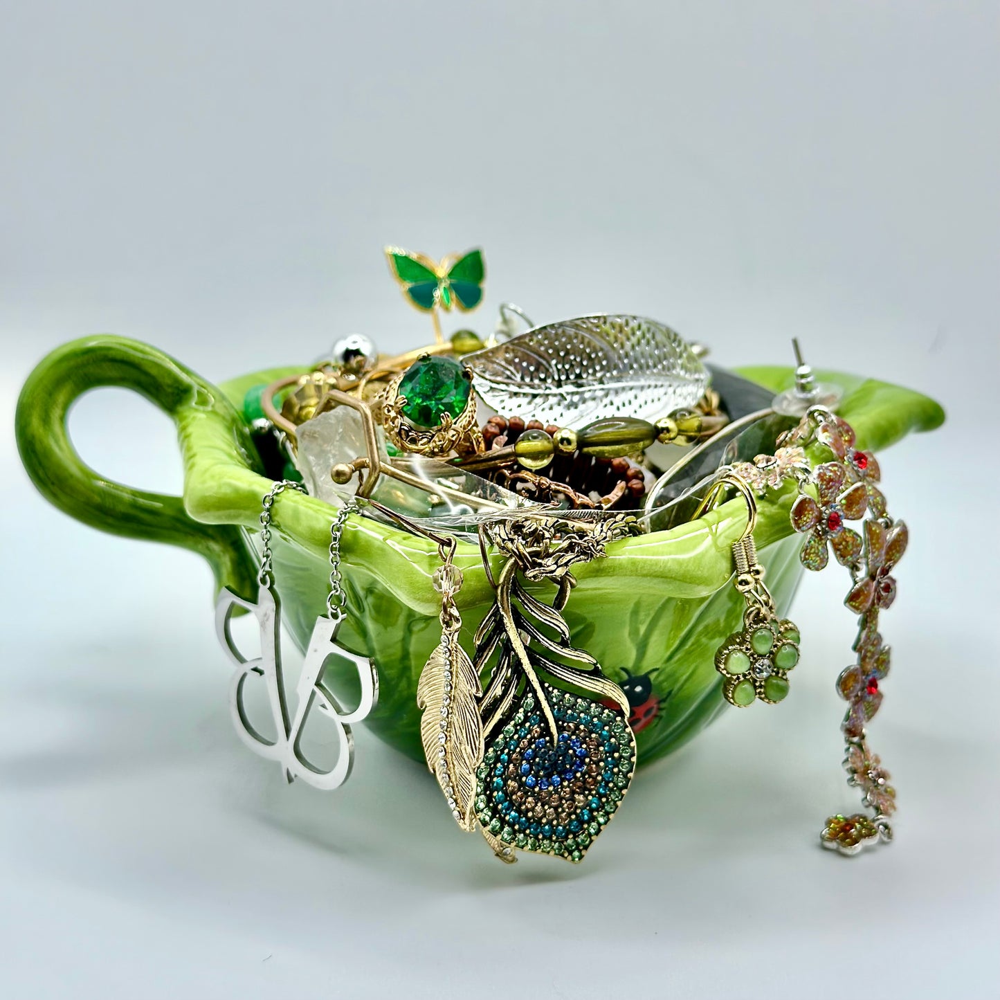 🍃 The Court of the Fae Collection: Mossleaf Fairy Glen Mystery Jewelry Jar