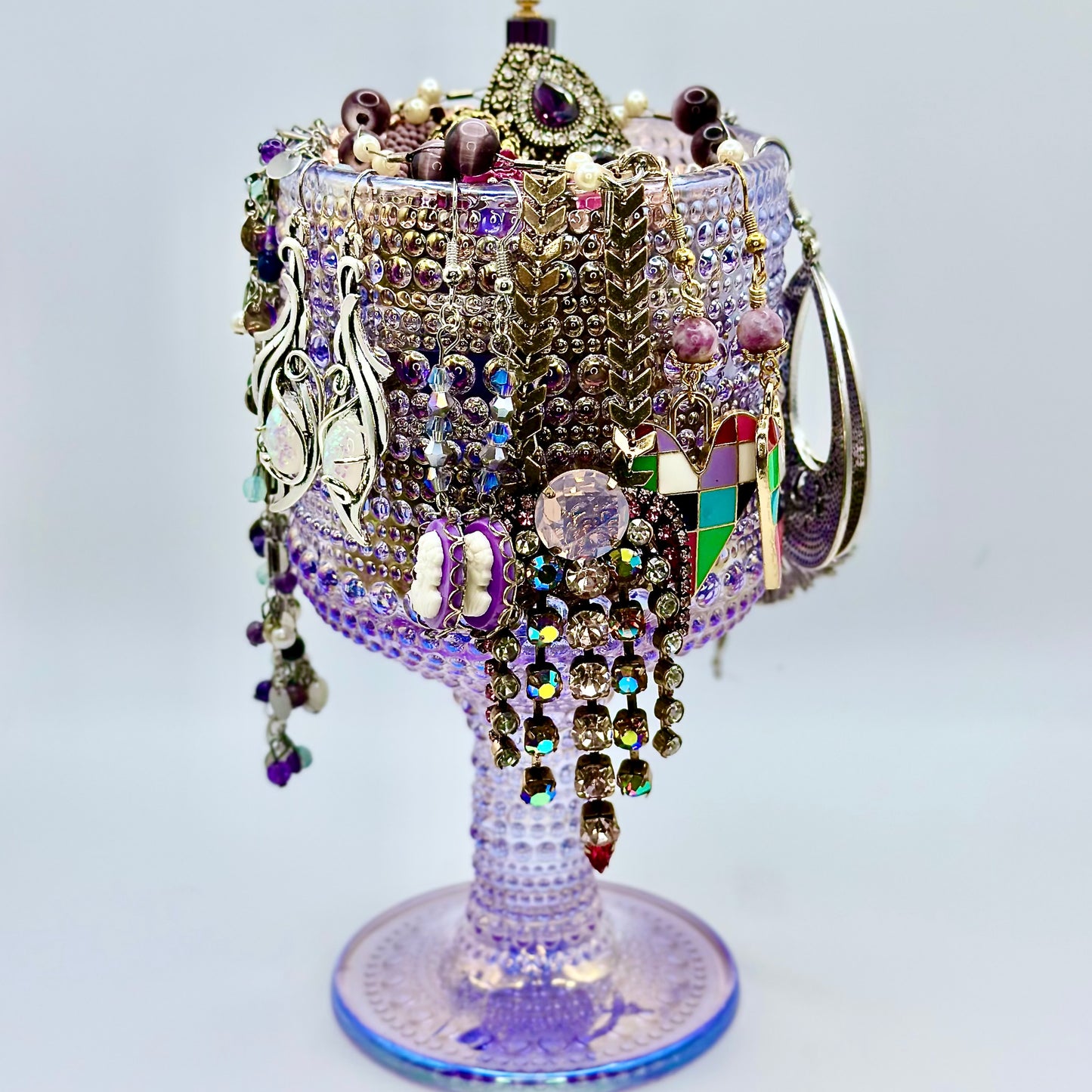 💜 The Court of the Fae Collection: Amethyst Fairy Chalice Mystery Jewelry Jar