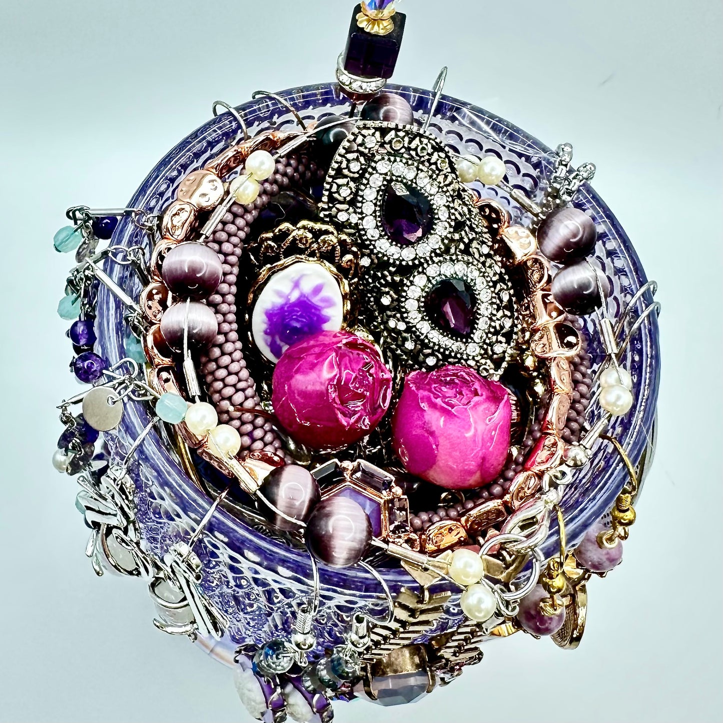 💜 The Court of the Fae Collection: Amethyst Fairy Chalice Mystery Jewelry Jar