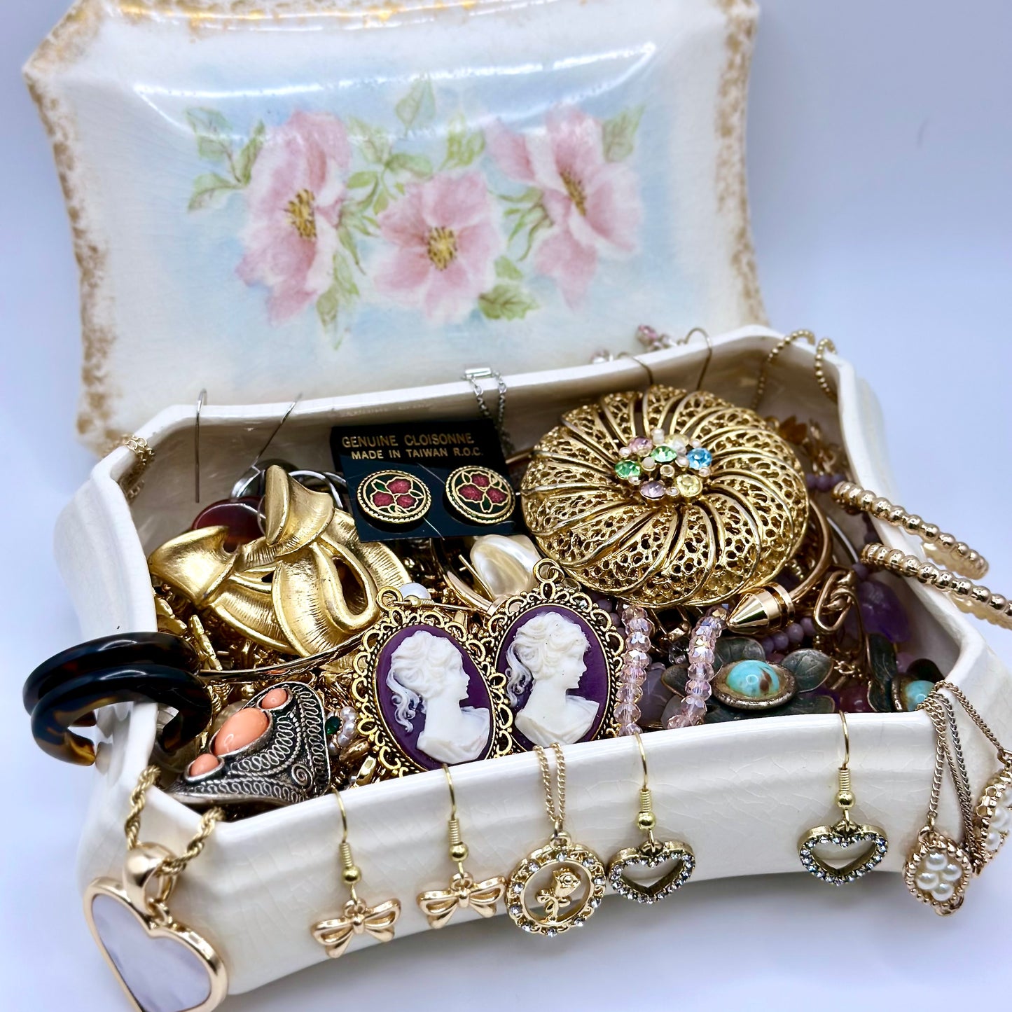 🌸 The Moonlight Parlor Collection: Blooming Hour Parlor Mystery Jewelry Jar